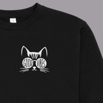 Buso cuello redondo Good Vibes